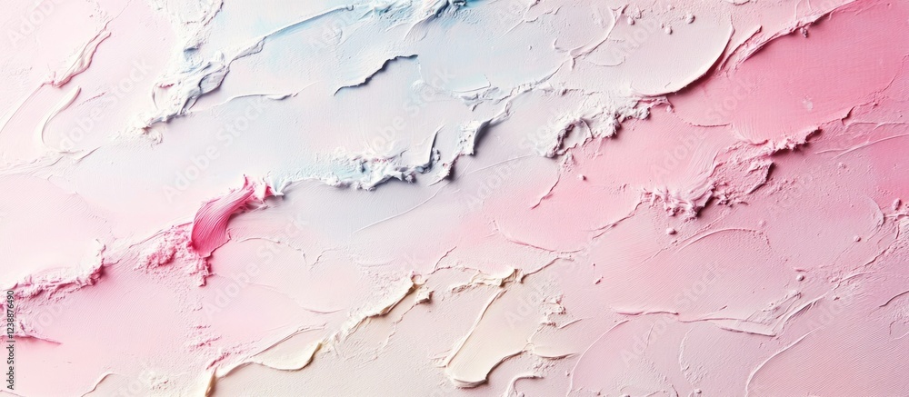 Aufkleber abstract textured background in soft pastel colors of pink and blue with raised patterns and peaks i