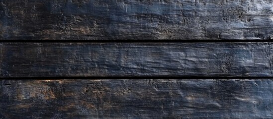 Fototapeta premium Dark rustic wooden planks background with textured surface and visible grain patterns