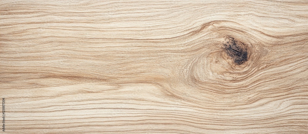 Poster light natural wooden texture with knot patterns and grain lines