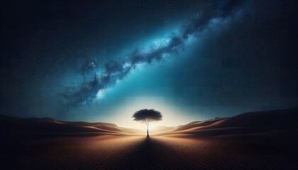 Fototapeta premium tree in the desert