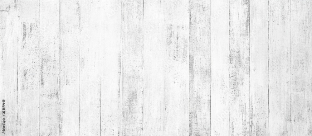 Poster white wooden plank texture background with vertical alignment and subtle grain pattern