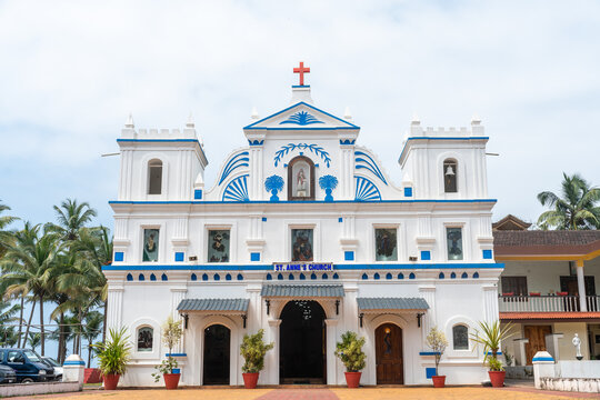 Kirche in Agonda Goa Indien