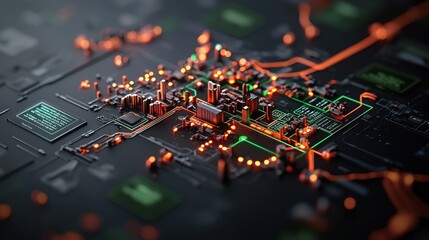 Obraz premium Resilience in supply chain disruption digital solutions global impact