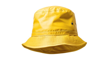 Yellow Rain Bucket Hat Waterproof Outdoor Sun Hat