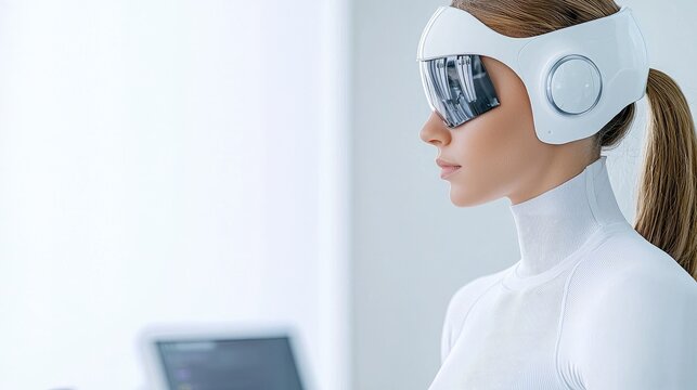 Futuristic Headset For Medical Data Processing