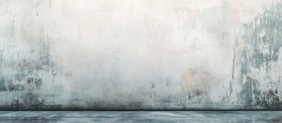 Grungy Concrete Wall and Floor Background with Textured Surface and Copy Space