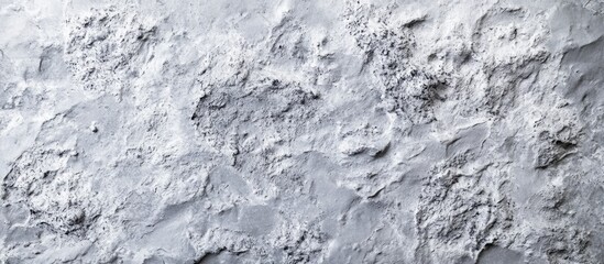 Obraz premium Textured gray plaster wall surface with irregular patterns and uneven finish
