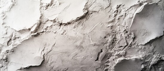 Close-up of textured white plaster surface with irregular patterns and natural shadows