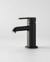 Modern black faucet designed for contemporary bathroom aesthetics and functionality