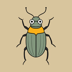 Beetle vector illustration