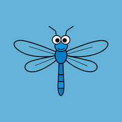 Dragonfly vector illustration 