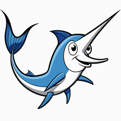 Swordfish  vector illustration 