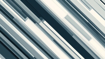 Fototapeta premium Abstract diagonal lines background in shades of grey and white.