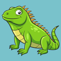 Iguana vector illustration