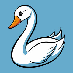 Swan vector illustration 