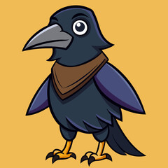 Raven vector illustration 