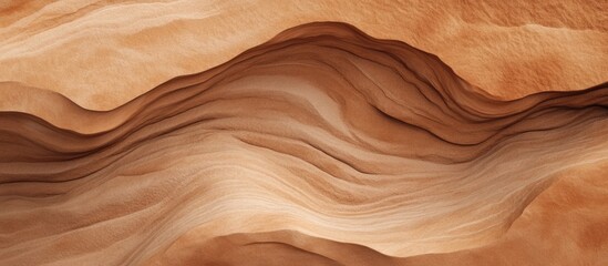 Obraz premium Abstract Sandstone Layers with Brown and Beige Tones