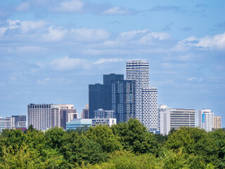 Croydon. Sky Scappers in a Skyline.