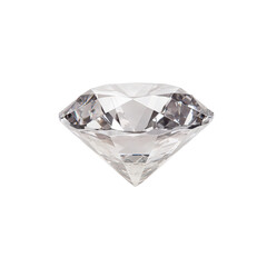A stunning diamond showcasing its brilliant cut and sparkling facets, symbolizing luxury.
