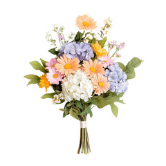 Obraz premium A vibrant bouquet of assorted flowers in pastel colors, perfect for any occasion.