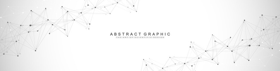 Abstract dynamic motion lines and dots connection background with plexus effect. Digital streaming background, wave flow. Dotted plexus stream background. Futuristic tech vector illustration