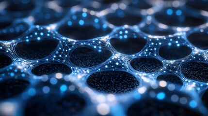 Blue technology network structure