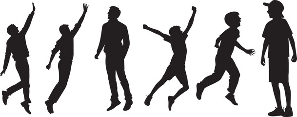 Highly Detailed People Silhouettes