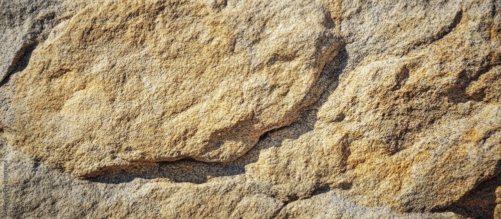 Poster close-up of textured natural stone surface with rough uneven patterns
