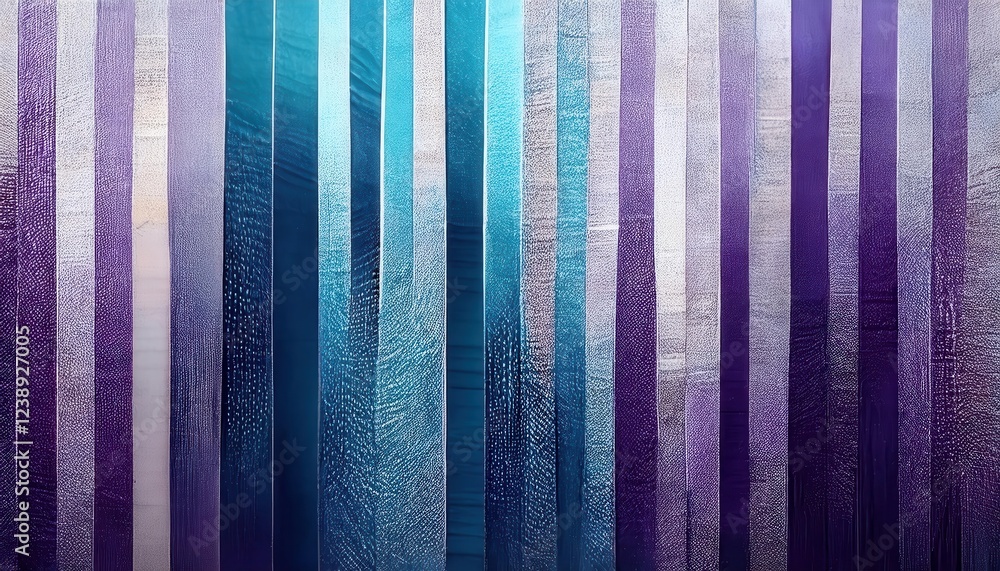 Poster abstract vertical line pattern with textured gradient in blue and purple tones, modern digital background for design and branding

