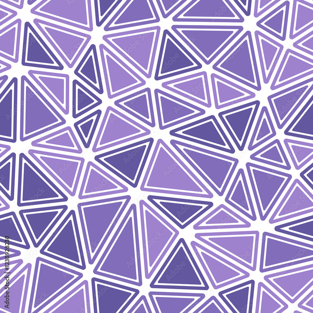 Poster tileable abstract background with rounded solid shapes in frames. large triangles in a monotone styl