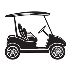 Off-Road Golf Buggy Vector – Rugged Cart Illustration