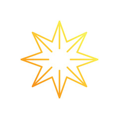 Star vector icon