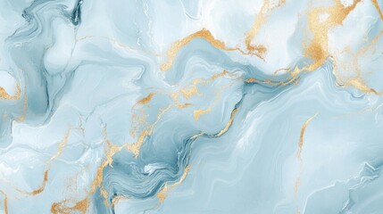 Abstract blue and gold marble texture background. (2)