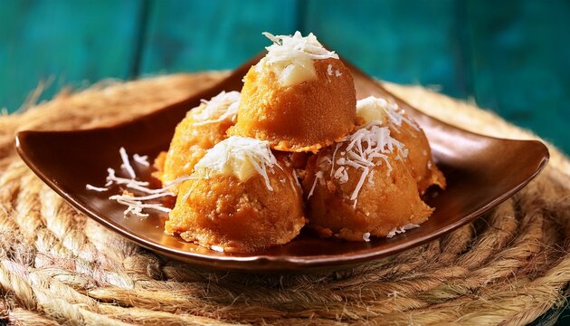 peruvian cocadas a conventional coconut dessert