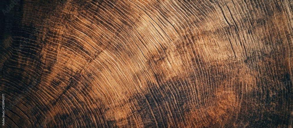 Poster close-up of textured wooden surface with natural patterns and lines showing age and grain details co