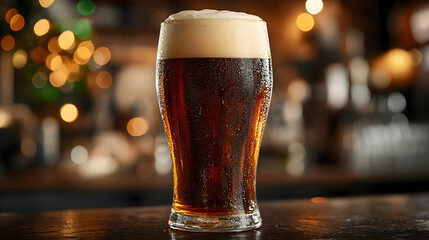 St. Patrick's Day Dark Irish Stout: Traditional Beer Photography