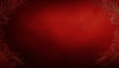 darkish elegant royal red with soft lightand darkish border old vintage background