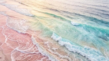 Fototapeta premium Calming Abstract Watercolor Composition in Pastel Colors
