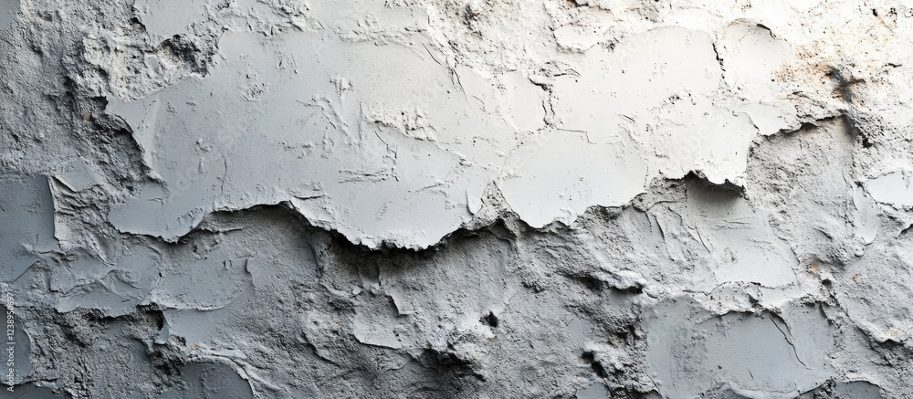 Aufkleber textured wall surface with peeling paint in shades of gray ideal for background use with copy space