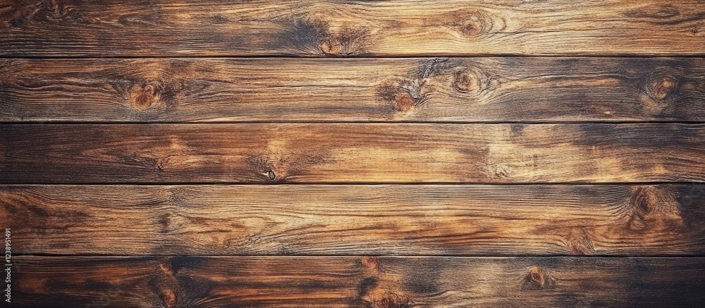 Poster wooden texture background with dark and light brown hues and natural grain patterns ideal for design