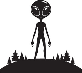 Alian sihouette image