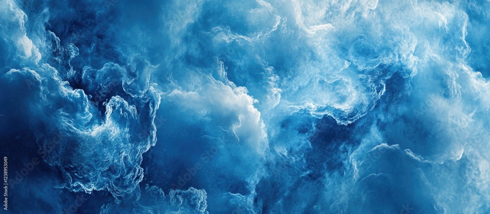 Poster blue abstract cloud texture background with soft focus and gradients suitable for design use. copy s