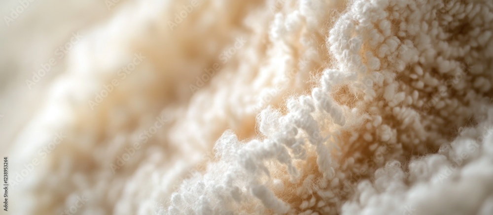Poster close-up of textured white fabric with soft folds and shadows natural lighting abstract background c