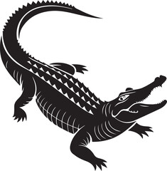 crocodile silhouette image