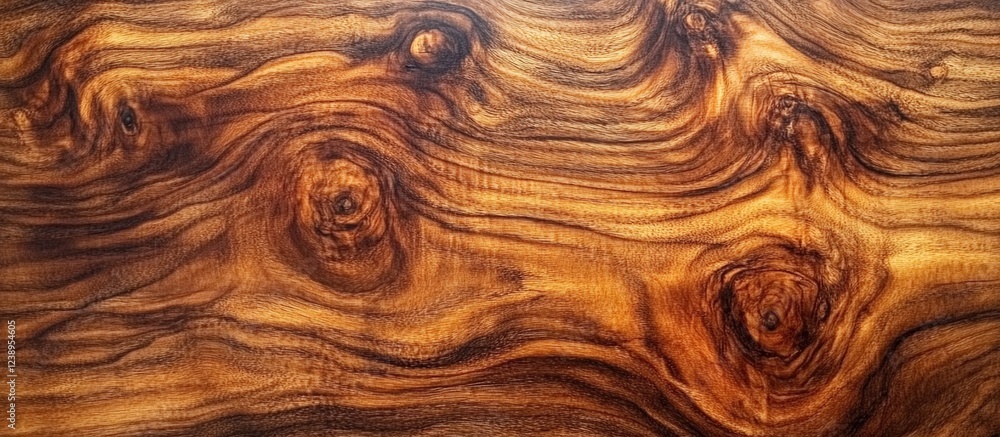 Aufkleber detailed close-up of textured wooden surface with intricate grain patterns and knots suitable for ba