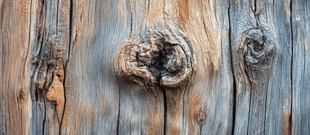 Aufkleber detailed texture of weathered wooden planks featuring distinctive knots and grain patterns suitable 