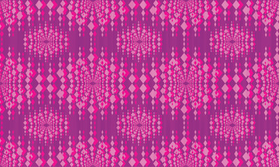 Seamless fabric pattern, rhombus lined up in rows to form a beautiful overlapping rhombus shape, abstract geometric background