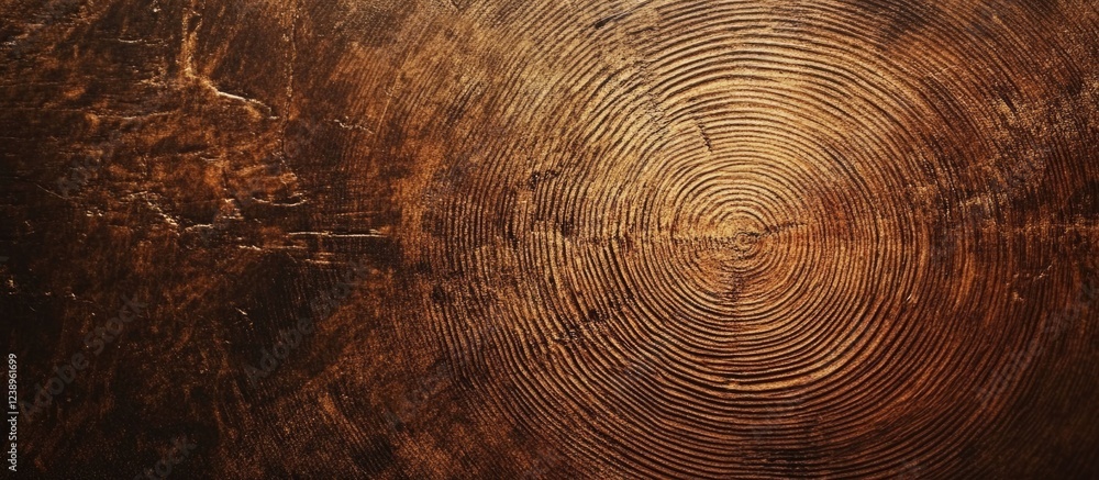 Poster brown textured wooden surface with circular growth rings and natural patterns ideal for background u