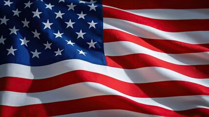 American Flag for national Day or Independence Day of united state of america