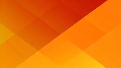 Yellow orange red abstract background for design. Geometric shapes. Triangles, squares, stripes, lines. Color gradient. Modern, futuristic. Light dark shades. Web banner.